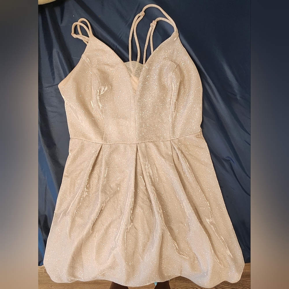Pink sparky dress
